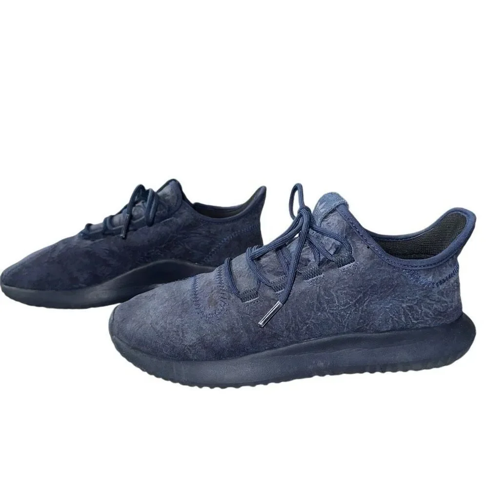 Adidas Men’s Tubular Shadow Dark Blue Sneakers | Size 7